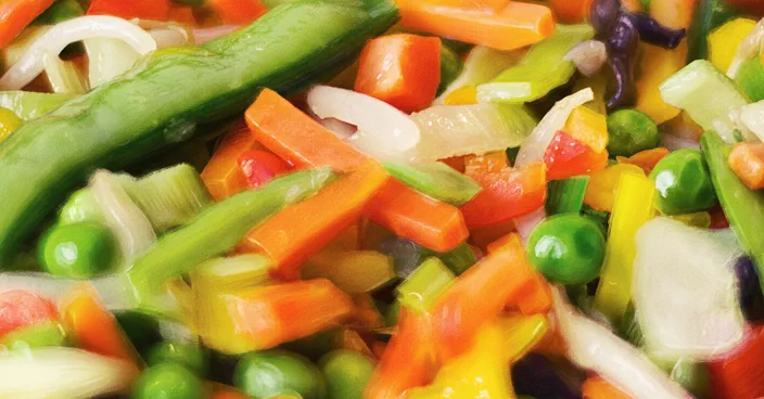 steamed vegetables