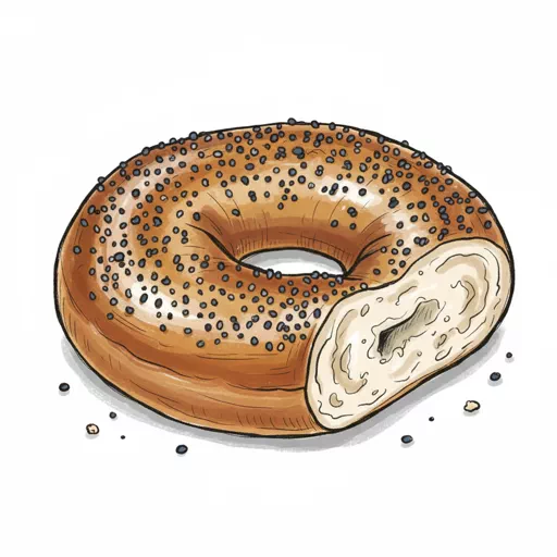 poppy seed bagel