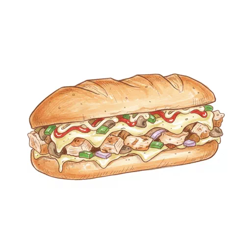 chicken cheese steak