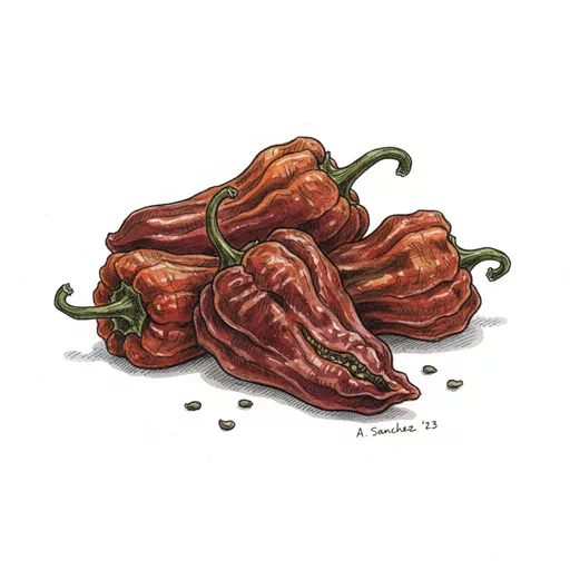 dried ancho chile peppers