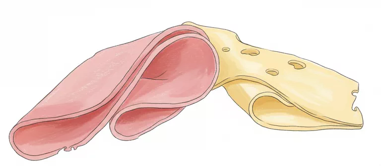 ham and cheese sandwich