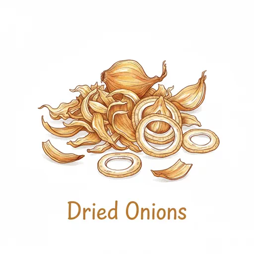 dried onions