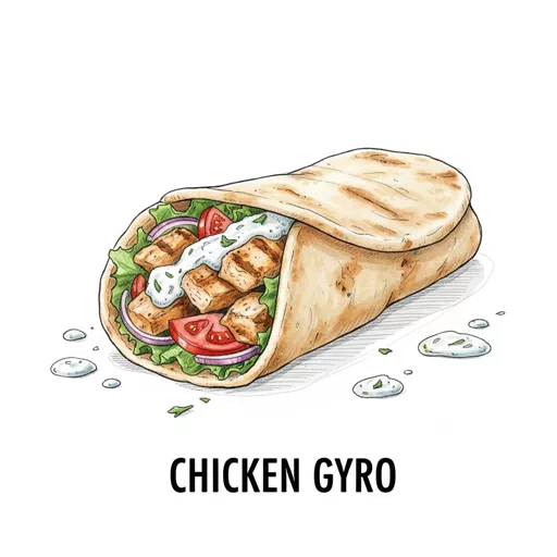 chicken gyro