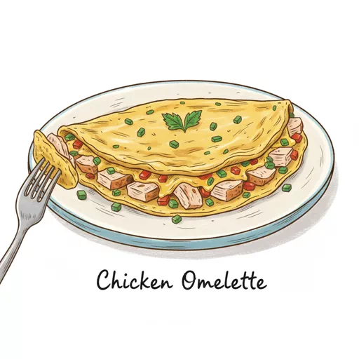 chicken omelette
