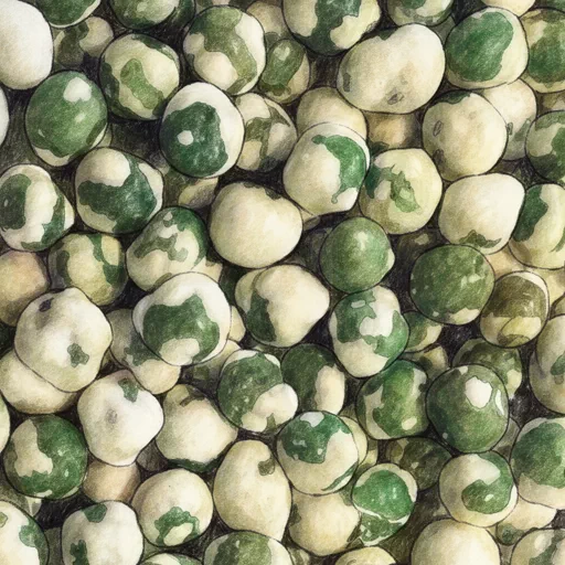 wasabi peas