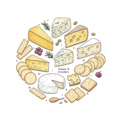 cheese and crackers
