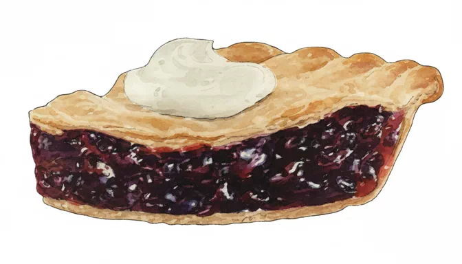 blueberry pie