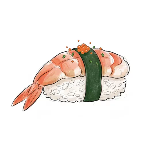 shrimp sushi