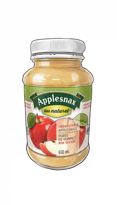 unsweetened applesauce
