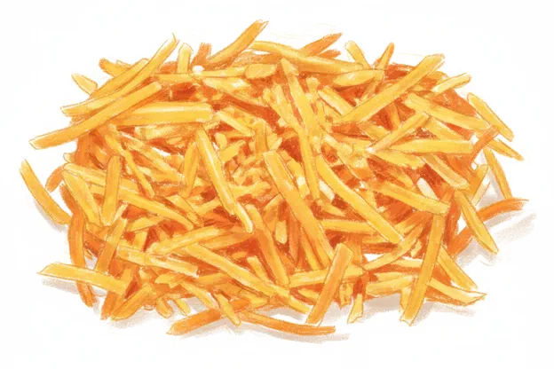 shredded cheddar cheese