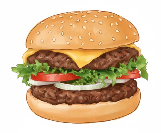 double cheeseburger