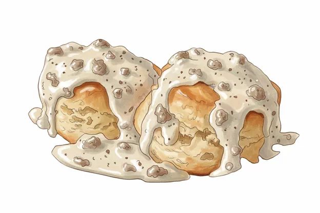 sausage gravy biscuit