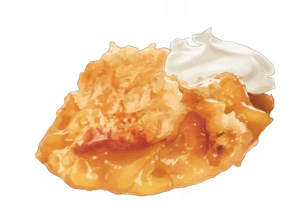 peach cobbler
