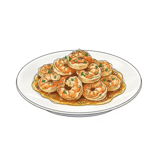 shrimp in garlic sauce