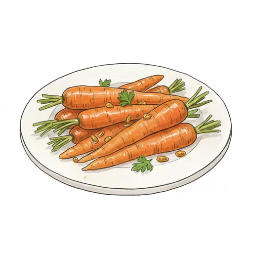 cooked carrots
