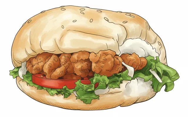 chicken burger