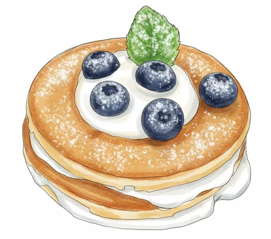 blueberry pancakes
