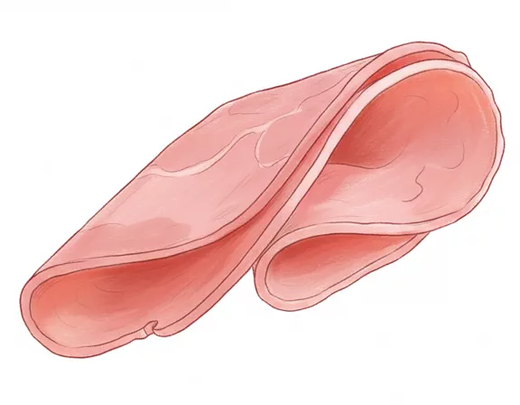 sliced ham
