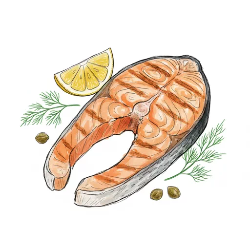salmon steak