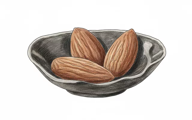 dark chocolate almonds