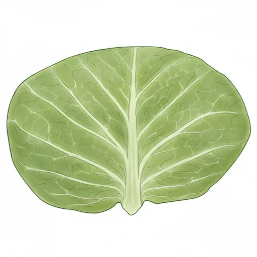 organic green cabbage