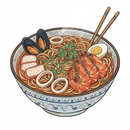 seafood noodle soup