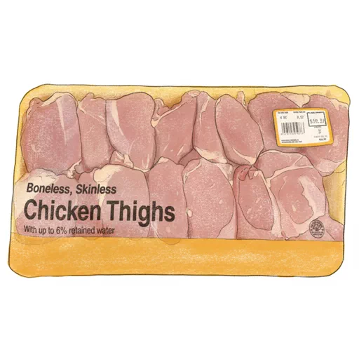 skinless chicken thigh