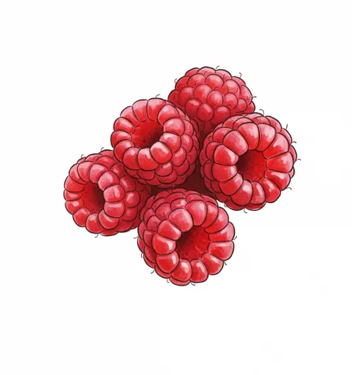 frozen raspberries
