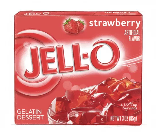 strawberry jello