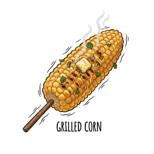 grilled corn