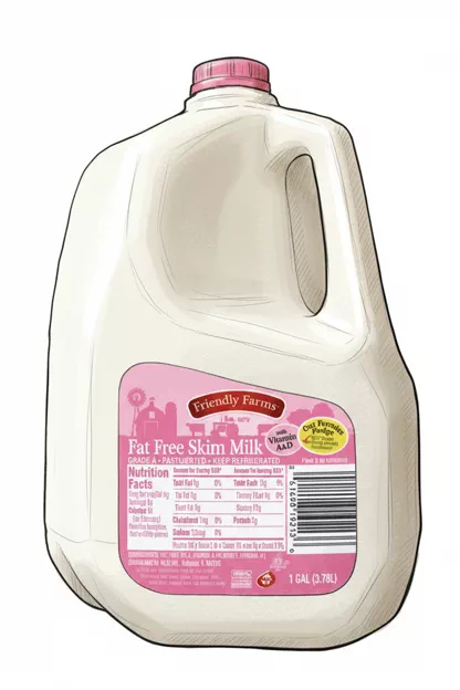 fat free skim milk