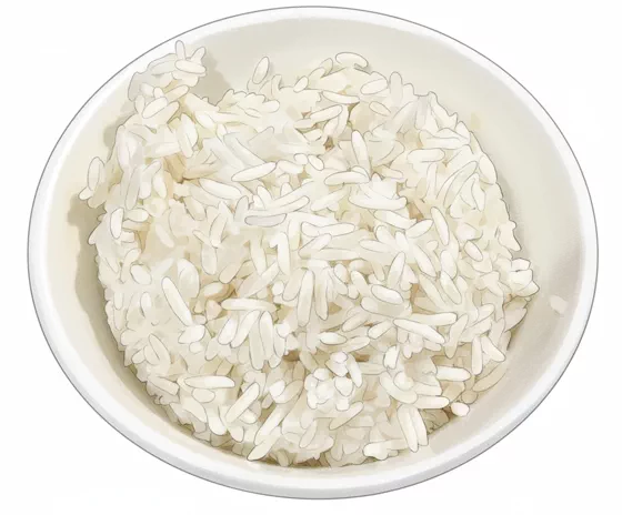 boiled rice