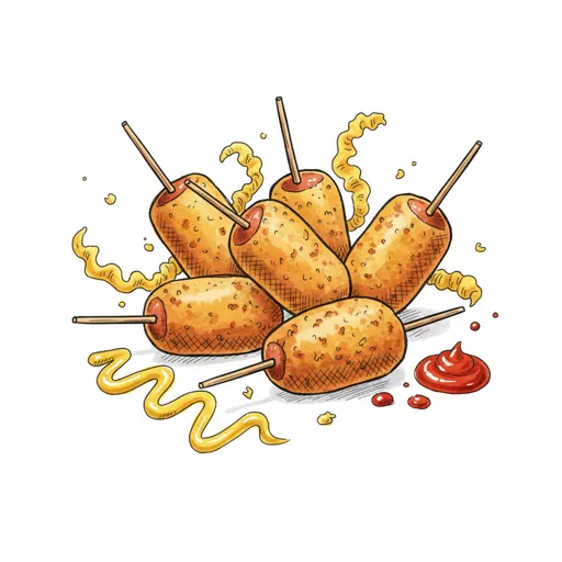 mini corn dogs