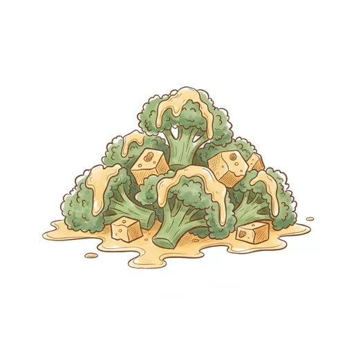 broccoli and cheese