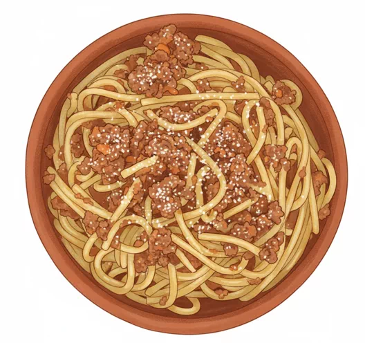 spaghetti with meat sauce