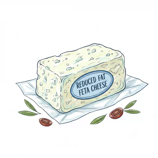 reduced fat feta cheese