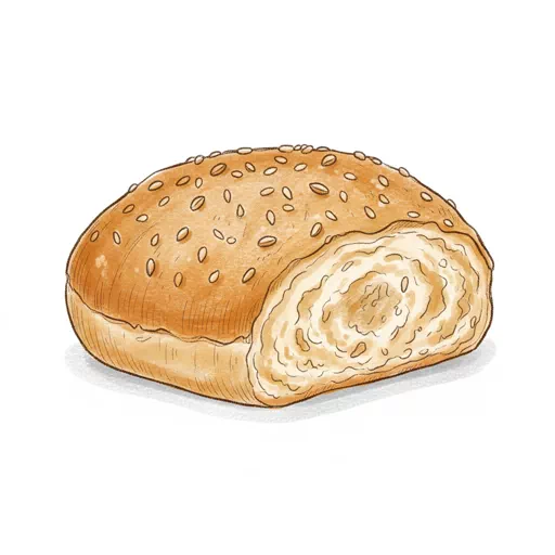 wheat hamburger bun