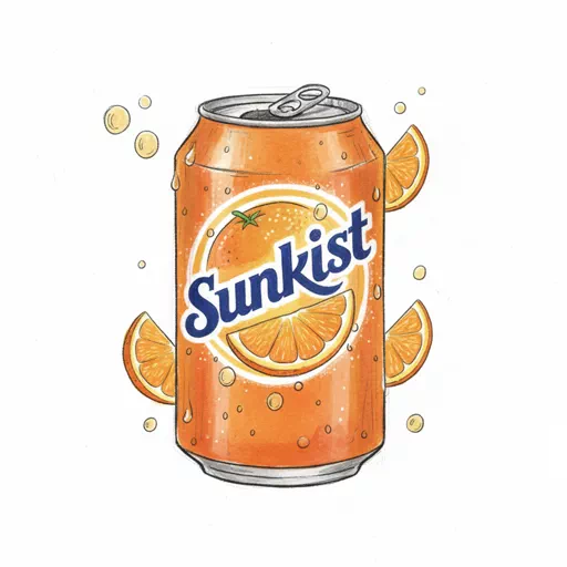 sunkist soda orange