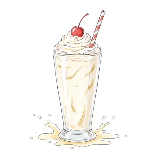 vanilla milk shake