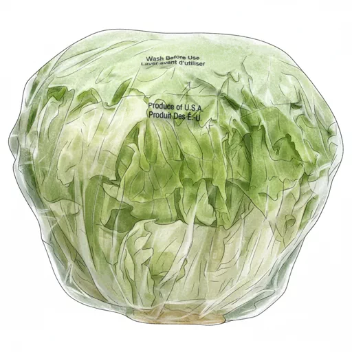 iceberg lettuce leaves