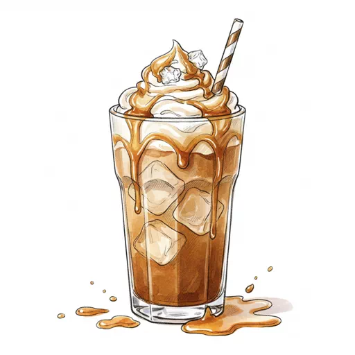 caramel iced coffee