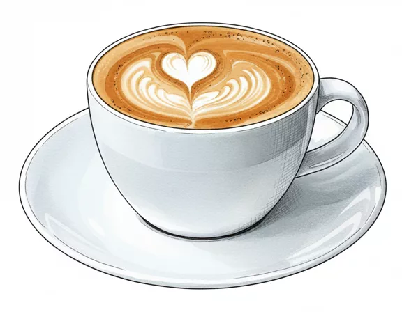 coffee with cream and sugar