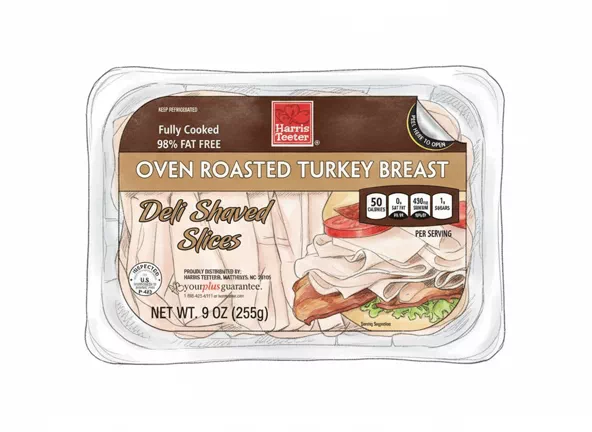 sliced turkey