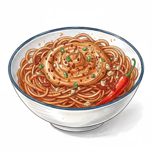 spicy peanut noodles