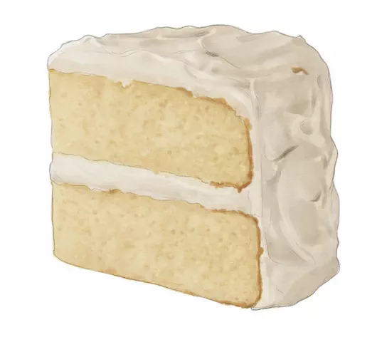 white cake