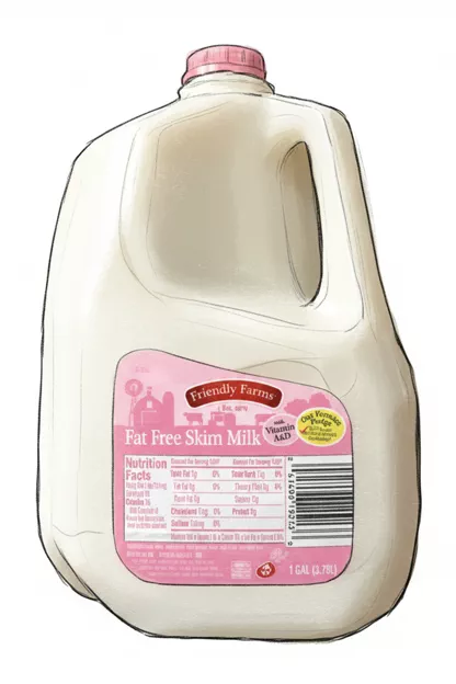 skimmed milk