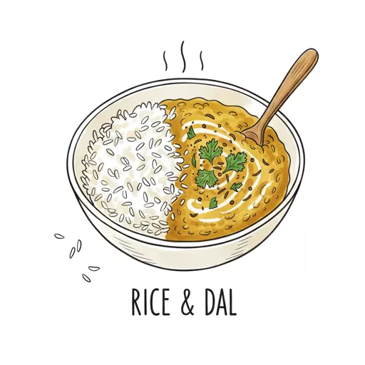 rice and dal