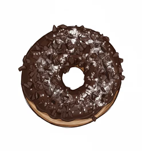 donut chocolate