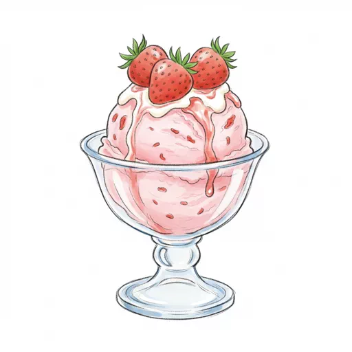 strawberry ice cream