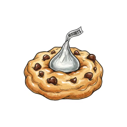 hershey kiss cookie